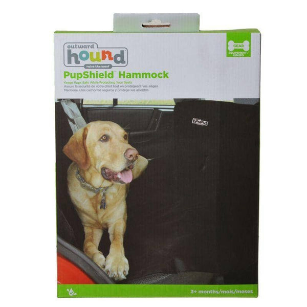 Image of Outward Hound Back Seat Hammock - Black