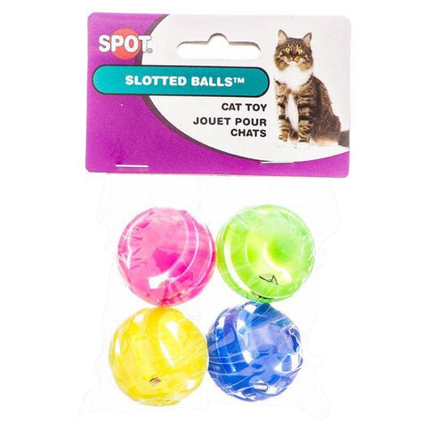 Image of Spot Slotted Balls with Bells Inside Cat Toys