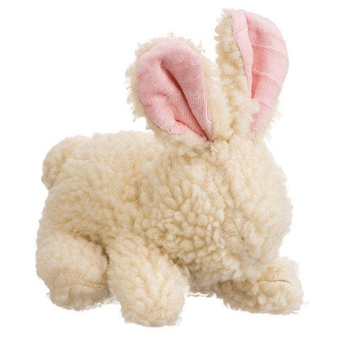 Image of Spot Vermont Style Fleecy Rabbit Shaped Dog Toy