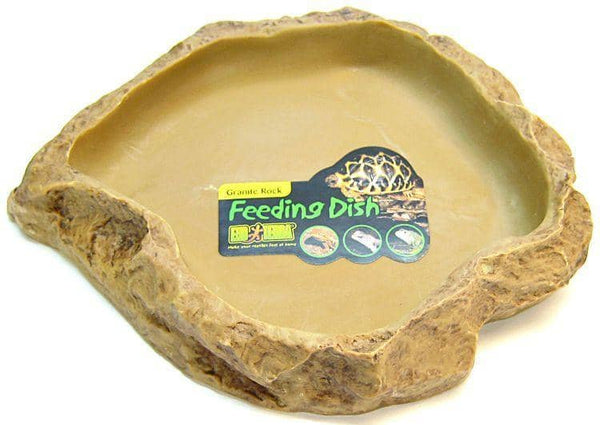 Image of Exo-Terra Granite Rock Reptile Feeding Dish