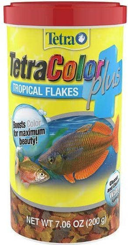 Image of TetraColor Plus Tropical Flakes Fish Food