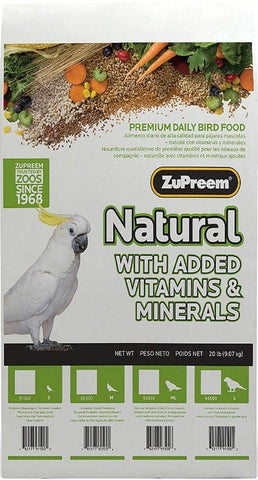 Image of ZuPreem Natural Blend Bird Food - Cockatiel