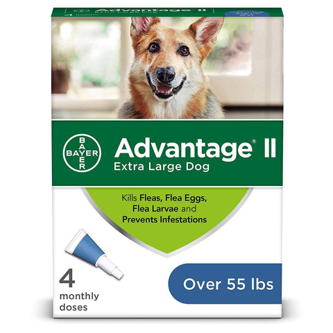 Advantage II Flea and Lice Treatment over 55 LB