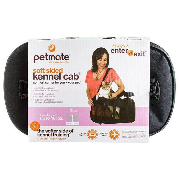 Image of Petmate Soft Sided Kennel Cab Pet Carrier - Black