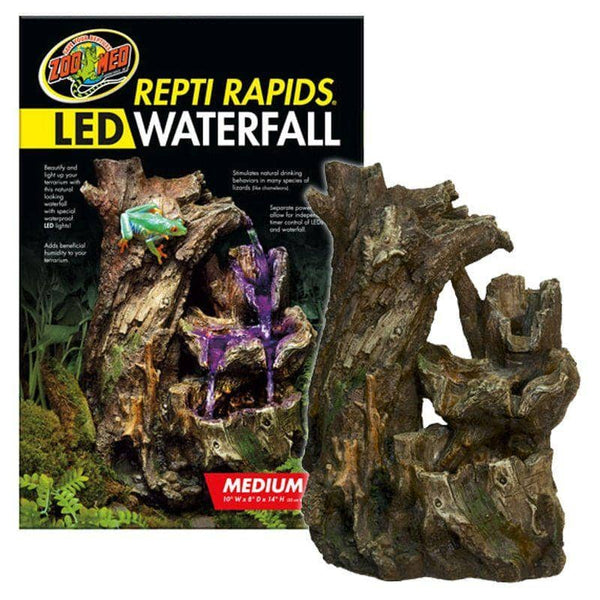 Image of Zoo Med Repti Rapids LED Waterfall - Wood Style