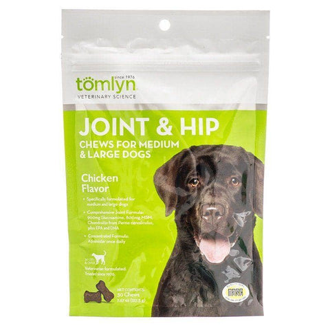 Image of Tomlyn Joint & Hip Chews for Large Dogs - Chicken Flavor