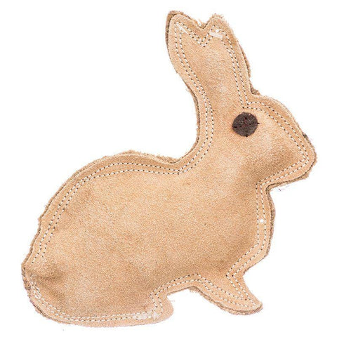 Image of Spot Dura-Fused Leather Rabbit Dog Toy
