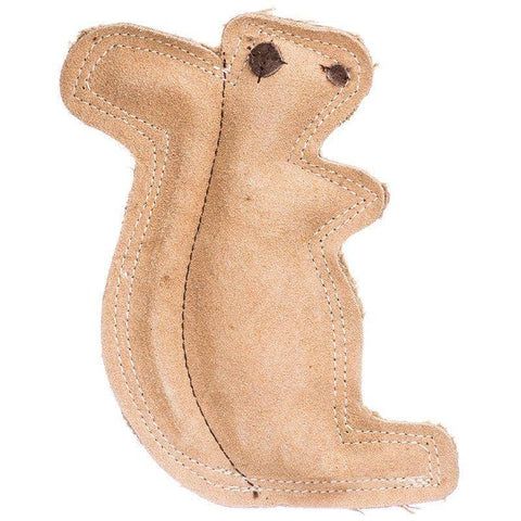 Image of Spot Dura-Fused Leather Squirrel Dog Toy
