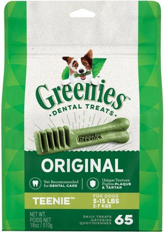 Image of Greenies Teenie Dental Dog Treats