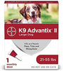 K9 Advantix II Flea & Tick Treatment for Dogs 21-55 LB