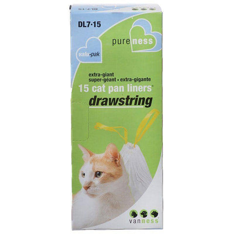 Image of Van Ness Drawstring Cat Pan Liners