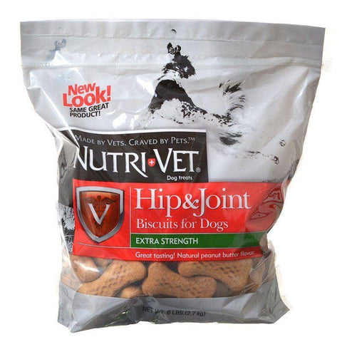 Image of Nutri-Vet Hip & Joint Biscuits for Dogs - Extra Strength