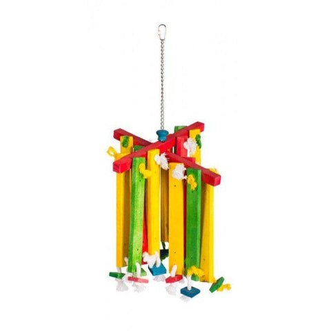 Image of Prevue Bodacious Bites Wood Chimes Bird Toy
