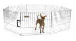 Precision Pet Products Exercise Pen Silver 1ea/18 in