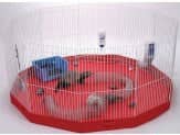 Marshall Pet Products Small Animal Play Pen Mat Red 11 Panel