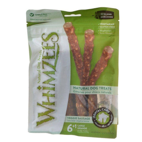 Image of Whimzees Natural Dog Treats - Veggie Sausage Sticks