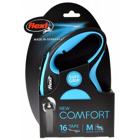 Image of Flexi New Comfort Retractable Tape Leash - Blue