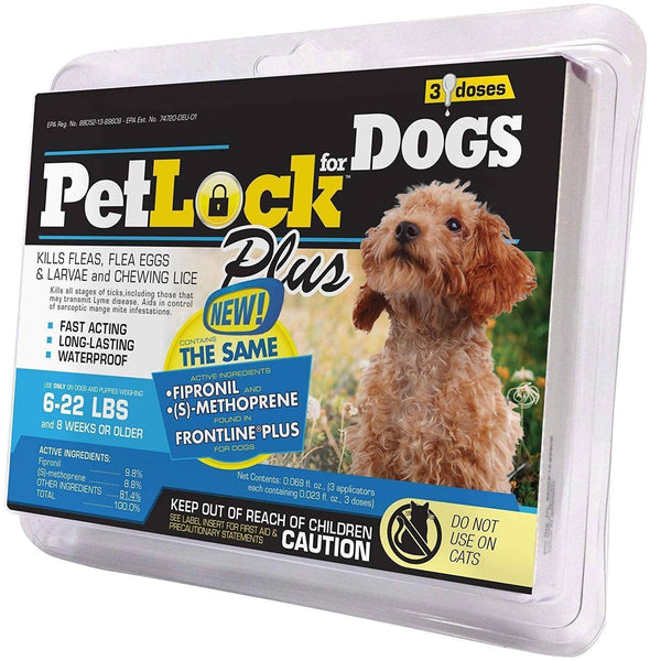 PetLock Plus Flea Repellent for Dogs