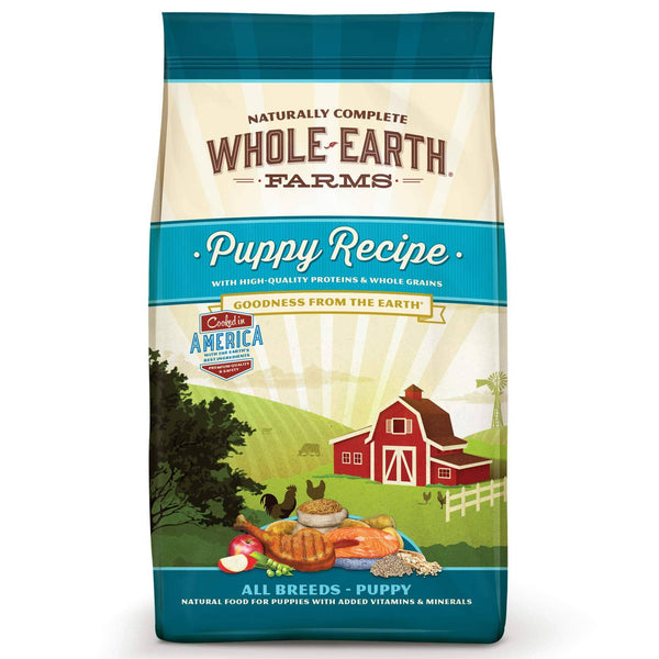 Whole Earth Farms Natural Dry Dog Food; Adult Recipes & Puppy Recipes