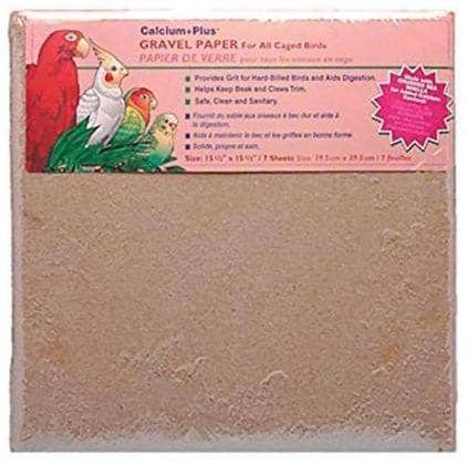 Image of Penn Plax Calcium Plus Gravel Paper for Caged Birds