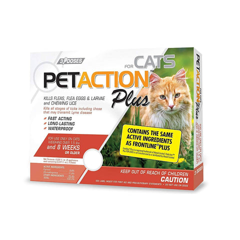 PetAction Plus Flea and Tick Treatment for Cats