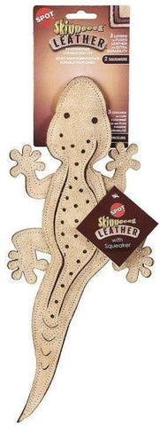 Image of Skinneeez Leather Lizard Dog Toy