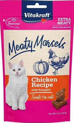 Image of VitaKraft Meaty Morsels Chicken & Pumkin Cat Treat