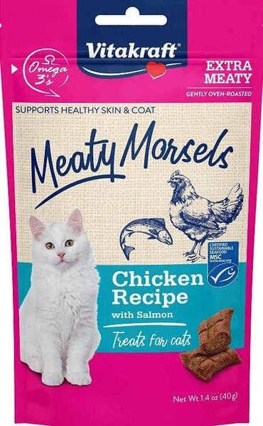 Image of VitaKraft Meaty Morsels Chicken & Salmon Cat Treat