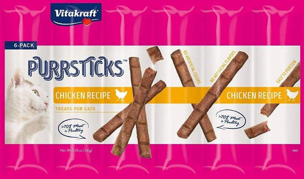 Image of Vitakraft PurrSticks Chicken Treats for Cats