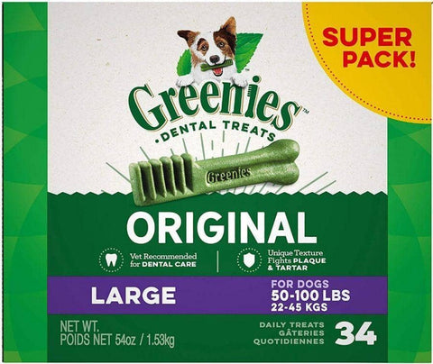 Image of Greenies Large Dental Dog Treats
