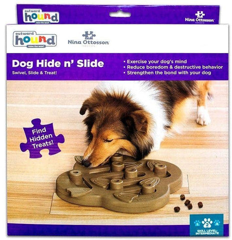 Image of Outward Hound Nina Ottoson Dog Hide-N-Slide Composite Dog Game
