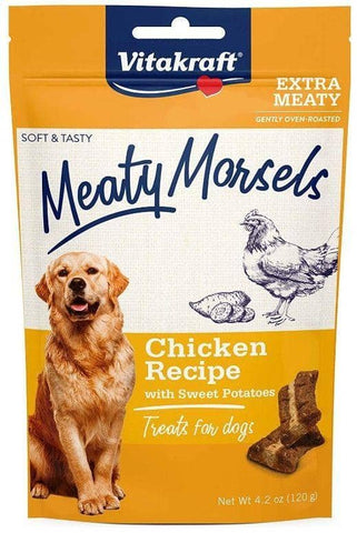 Image of Vitakraft Meaty Morsels Mini Chicken Recipe with Sweet Potato Dog Treat
