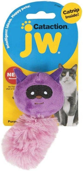 Image of JW Pet Cataction Catnip Plush Raccoon Cat Toy 