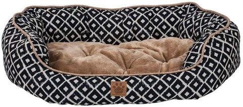 Image of Precision Pet Ikat Snoozzy Daydream Pet Bed Navy