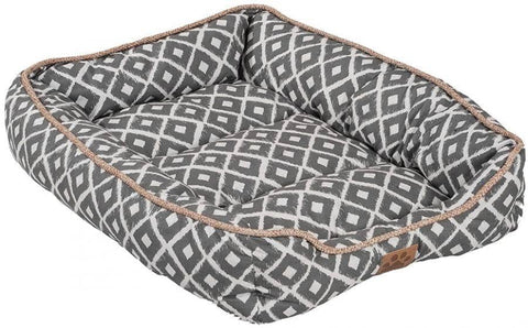 Image of Precision Pet Ikat Snoozzy Drawer Pet Bed Gray 