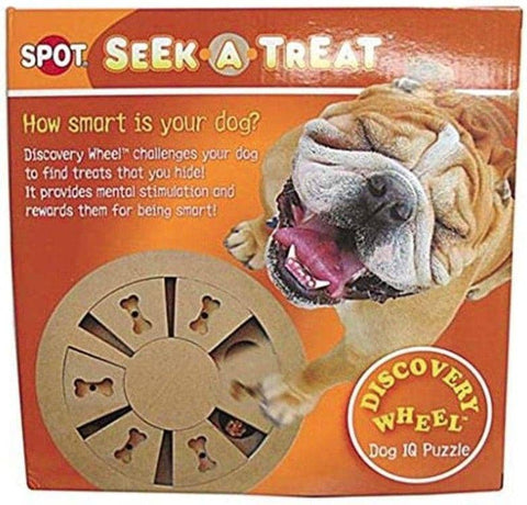 Pet Supplies : SPOT by Ethical Products Interactive Seek-A-Treat Flip 'N'  Slide Dog Toy Puzzle, Dog Treat Reward Toy Connector Puzzle Improves Your  Dog's IQ