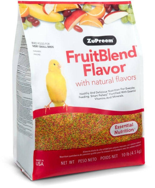 Image of ZuPreem FriutBlend withNatural Fruit Flavors Pellet Bird Food for Very Small Birds (Canary and Finch)
