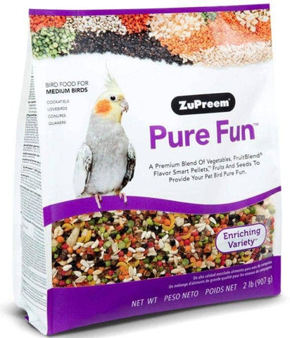 Image of ZuPreem Pure Fun Enriching Variety Mix Bird Food for Medium Birds