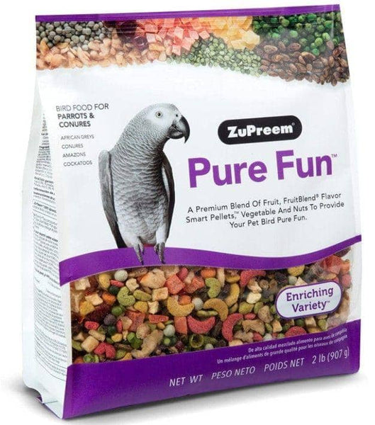 Image of ZuPreem Pure Fun Enriching Variety Mix Bird Food for Parrots and Conures