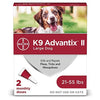 K9 Advantix II Flea & Tick Treatment for Dogs 21-55 LB