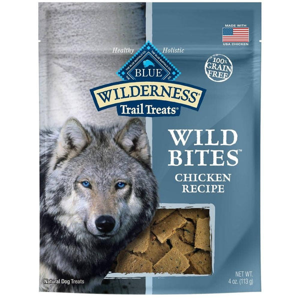 Blue Wilderness Trail Treats Training Treats Wild Bites Chicken 4 Oz