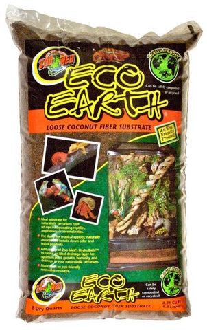 Zoo Med Eco Earth Loose Coconut Fiber Substrate 24 Qt