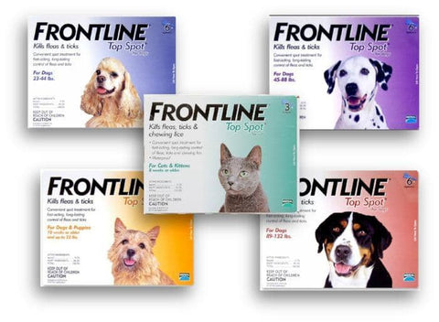 Frontline Top Spot Flea and Tick Treatment 23-44 lb, adult, flea, health, lice, merial, pet meds, test, tick, topspot Pets Go Here, petsgohere