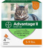 Advantage II Flea and Lice Treatment Cats Under 9 LB SMALL CAT