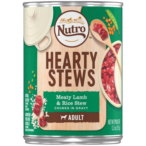 Nutro Products Savory Lamb & Rice Chunks In Gravy Large Breed Canned Dog Food 12ea/12.5 oz, 12 pk