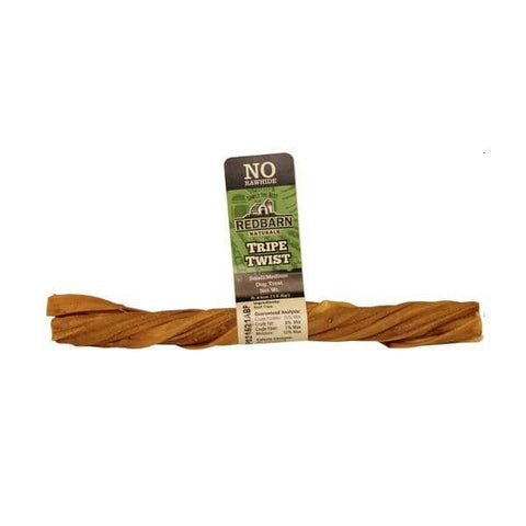 Redbarn Beef Tripe Twist Dog Treats L Each