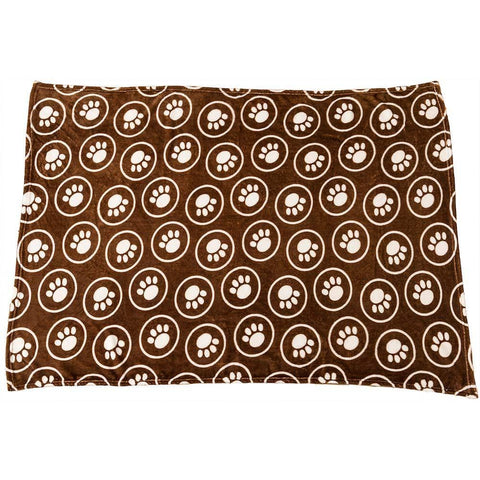 Spot Snuggler Paws/Circle Blanket Chocalate 1ea/40 In X 60 in