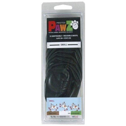 Pawz BLACK Disposable Dog Boots-DOG-Pawz-LARGE-Pets Go Here black, boots, dog boots, l, m, paw, pawz, s, tiny, xl, xs, xxs Pets Go Here, petsgohere