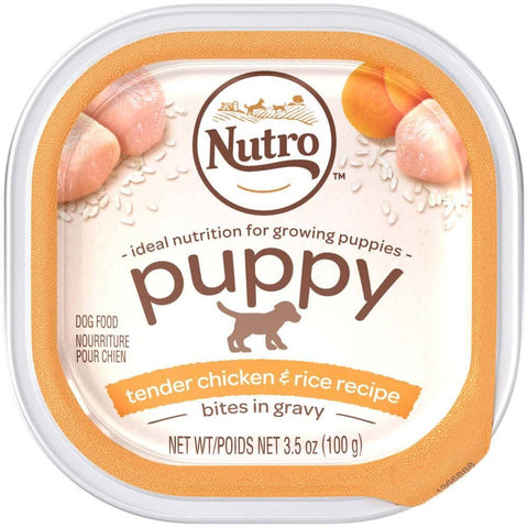 Nutro Products Tender Chicken Oatmeal & Brown Rice Stew Small Breed Puppy Food 24ea/3.5 oz, 24 pk
