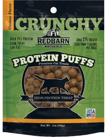 Redbarn Protein Puffs Cat Treats Chicken 1 Oz
